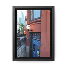 Load image into Gallery viewer, Pub Photo Art - British Pub Photography - Old Town Toronto - Oil Sketch on Canvas - Gallery Canvas Wraps, Vertical Frame
