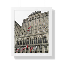 Load image into Gallery viewer, Royal York Hotel - Iconic Toronto Scene - Photographic Art - Framed Vertical Poster
