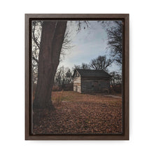 Load image into Gallery viewer, Old Cabin Cottage Homestead - Rustic Photography - Oil Sketch on Canvas | Gallery Canvas Wraps, Vertical Frame
