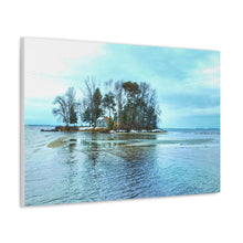 Load image into Gallery viewer, Island Cottage Photography - Nordic Art - Oil Sketch on Canvas | Canvas Gallery Wraps
