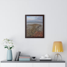 Load image into Gallery viewer, Autumn Sandbar - Nature Photography - Photographic Art | Framed Vertical Poster
