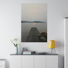 Load image into Gallery viewer, Dockside Sunrise - Sunrise Photography - Morning Sunrise - Photographic Art - Matte Canvas, Stretched, 0.75&quot;
