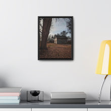 Load image into Gallery viewer, Old Cabin Cottage Homestead - Rustic Photography - Oil Sketch on Canvas | Gallery Canvas Wraps, Vertical Frame
