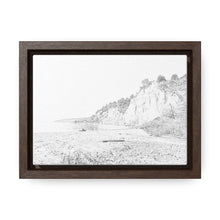 Load image into Gallery viewer, Scarborough Bluffs - Lake Ontario - Toronto Art and Photography - Pencil Sketch on Canvas | Gallery Canvas Wraps, Horizontal Frame
