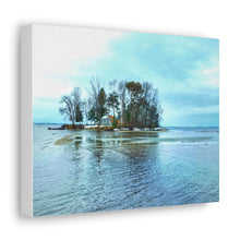 Load image into Gallery viewer, Island Cottage Photography - Nordic Art - Oil Sketch on Canvas | Canvas Gallery Wraps
