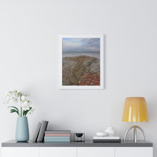 Load image into Gallery viewer, Autumn Sandbar - Nature Photography - Photographic Art | Framed Vertical Poster
