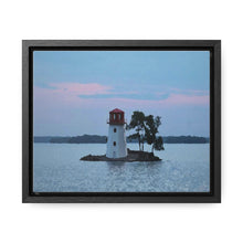 Load image into Gallery viewer, Mystic Northern Lighthouse - Nordic Photography - Photographic Art - Gallery Canvas Wraps, Horizontal Frame
