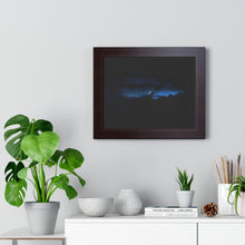 Load image into Gallery viewer, Good Night Crescent Moon - Night Photography - Photographic Art - Framed Horizontal Poster
