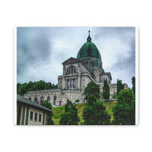 Load image into Gallery viewer, Saint Joseph Oratory Montreal - Cathedral Scene - European Style Photo Art - Summer Basilica Scene - Oil Painting Art | Canvas Gallery Wraps
