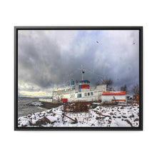 Load image into Gallery viewer, Old Nordic Boat - Maritime Photographic Art - Oil Sketch on Canvas | Gallery Canvas Wraps, Horizontal Frame
