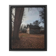 Load image into Gallery viewer, Old Cabin Cottage Homestead - Rustic Photography - Oil Sketch on Canvas | Gallery Canvas Wraps, Vertical Frame
