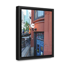 Load image into Gallery viewer, Pub Photo Art - British Pub Photography - Old Town Toronto - Oil Sketch on Canvas - Gallery Canvas Wraps, Vertical Frame
