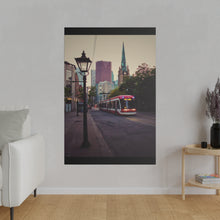 Load image into Gallery viewer, Old Toronto Street Scene - Urban Photography - Streetcar Photography - Matte Canvas, Stretched, 0.75&quot;
