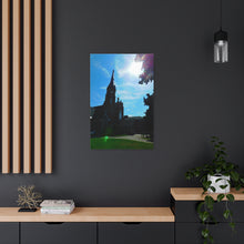 Load image into Gallery viewer, Old-Fashioned English Anglican Church - Cathedral Art - Fine Art Photography - Oil Sketch On Canvas - Canvas Gallery Wraps
