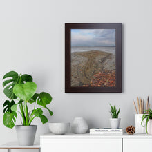 Load image into Gallery viewer, Autumn Sandbar - Nature Photography - Photographic Art | Framed Vertical Poster
