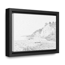 Load image into Gallery viewer, Scarborough Bluffs - Lake Ontario - Toronto Art and Photography - Pencil Sketch on Canvas | Gallery Canvas Wraps, Horizontal Frame
