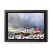 Load image into Gallery viewer, Old Nordic Boat - Maritime Photographic Art - Oil Sketch on Canvas | Gallery Canvas Wraps, Horizontal Frame
