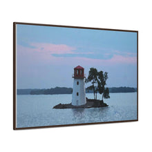 Load image into Gallery viewer, Mystic Northern Lighthouse - Nordic Photography - Photographic Art - Gallery Canvas Wraps, Horizontal Frame
