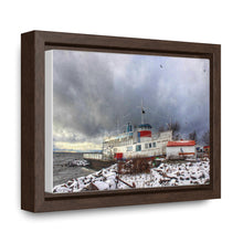 Load image into Gallery viewer, Old Nordic Boat - Maritime Photographic Art - Oil Sketch on Canvas | Gallery Canvas Wraps, Horizontal Frame
