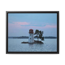 Load image into Gallery viewer, Mystic Northern Lighthouse - Nordic Photography - Photographic Art - Gallery Canvas Wraps, Horizontal Frame
