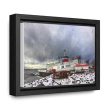 Load image into Gallery viewer, Old Nordic Boat - Maritime Photographic Art - Oil Sketch on Canvas | Gallery Canvas Wraps, Horizontal Frame
