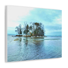 Load image into Gallery viewer, Island Cottage Photography - Nordic Art - Oil Sketch on Canvas | Canvas Gallery Wraps
