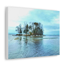 Load image into Gallery viewer, Island Cottage Photography - Nordic Art - Oil Sketch on Canvas | Canvas Gallery Wraps
