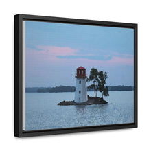 Load image into Gallery viewer, Mystic Northern Lighthouse - Nordic Photography - Photographic Art - Gallery Canvas Wraps, Horizontal Frame
