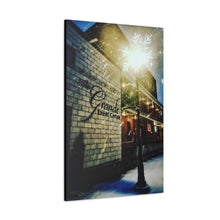 Load image into Gallery viewer, Holiday Snowstorm - Old Town Christmas - Old Architecture Photography - Canvas Gallery Wraps
