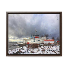 Load image into Gallery viewer, Old Nordic Boat - Maritime Photographic Art - Oil Sketch on Canvas | Gallery Canvas Wraps, Horizontal Frame
