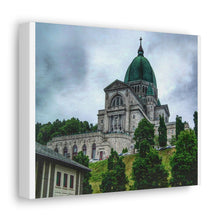 Load image into Gallery viewer, Saint Joseph Oratory Montreal - Cathedral Scene - European Style Photo Art - Summer Basilica Scene - Oil Painting Art | Canvas Gallery Wraps
