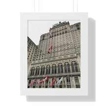 Load image into Gallery viewer, Royal York Hotel - Iconic Toronto Scene - Photographic Art - Framed Vertical Poster
