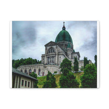 Load image into Gallery viewer, Saint Joseph Oratory Montreal - Cathedral Scene - European Style Photo Art - Summer Basilica Scene - Oil Painting Art | Canvas Gallery Wraps
