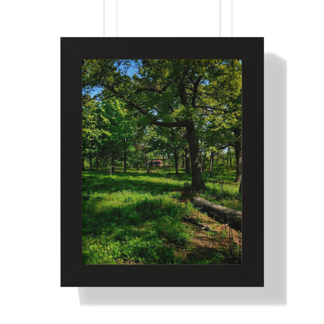 TTC Streetcar High Park - Iconic Toronto Scene - Photographic Art - Framed Vertical Poster