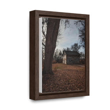 Load image into Gallery viewer, Old Cabin Cottage Homestead - Rustic Photography - Oil Sketch on Canvas | Gallery Canvas Wraps, Vertical Frame
