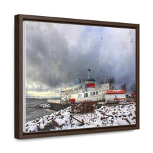 Load image into Gallery viewer, Old Nordic Boat - Maritime Photographic Art - Oil Sketch on Canvas | Gallery Canvas Wraps, Horizontal Frame
