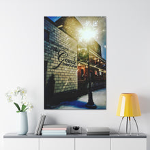 Load image into Gallery viewer, Holiday Snowstorm - Old Town Christmas - Old Architecture Photography - Canvas Gallery Wraps
