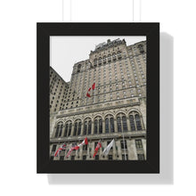 Load image into Gallery viewer, Royal York Hotel - Iconic Toronto Scene - Photographic Art - Framed Vertical Poster
