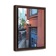 Load image into Gallery viewer, Pub Photo Art - British Pub Photography - Old Town Toronto - Oil Sketch on Canvas - Gallery Canvas Wraps, Vertical Frame
