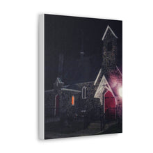 Load image into Gallery viewer, Germanic Gothic Cathedral - Night Photography - Oil Sketch On Canvas - Canvas Gallery Wraps
