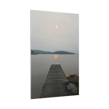 Load image into Gallery viewer, Dockside Sunrise - Sunrise Photography - Morning Sunrise - Photographic Art - Matte Canvas, Stretched, 0.75&quot;
