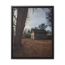 Load image into Gallery viewer, Old Cabin Cottage Homestead - Rustic Photography - Oil Sketch on Canvas | Gallery Canvas Wraps, Vertical Frame
