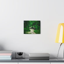 Load image into Gallery viewer, Sleepy Hollow - Wooded Clearing - Greenery and Leaves - Oil Sketch on Canvas | Canvas Gallery Wraps
