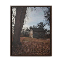 Load image into Gallery viewer, Old Cabin Cottage Homestead - Rustic Photography - Oil Sketch on Canvas | Gallery Canvas Wraps, Vertical Frame
