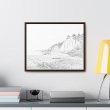 Load image into Gallery viewer, Scarborough Bluffs - Lake Ontario - Toronto Art and Photography - Pencil Sketch on Canvas | Gallery Canvas Wraps, Horizontal Frame
