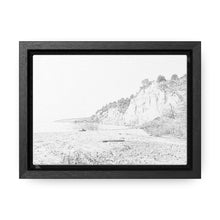 Load image into Gallery viewer, Scarborough Bluffs - Lake Ontario - Toronto Art and Photography - Pencil Sketch on Canvas | Gallery Canvas Wraps, Horizontal Frame
