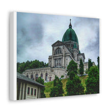 Load image into Gallery viewer, Saint Joseph Oratory Montreal - Cathedral Scene - European Style Photo Art - Summer Basilica Scene - Oil Painting Art | Canvas Gallery Wraps
