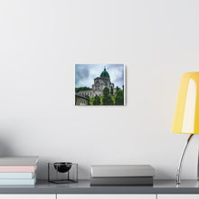 Load image into Gallery viewer, Saint Joseph Oratory Montreal - Cathedral Scene - European Style Photo Art - Summer Basilica Scene - Oil Painting Art | Canvas Gallery Wraps
