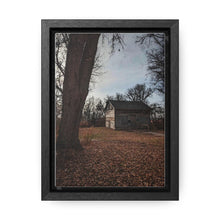 Load image into Gallery viewer, Old Cabin Cottage Homestead - Rustic Photography - Oil Sketch on Canvas | Gallery Canvas Wraps, Vertical Frame
