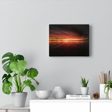 Load image into Gallery viewer, Epic Northern Sunset Scene - Northern Ontario - Reflection Shot - Oil Sketch on Canvas | Canvas Gallery Wraps
